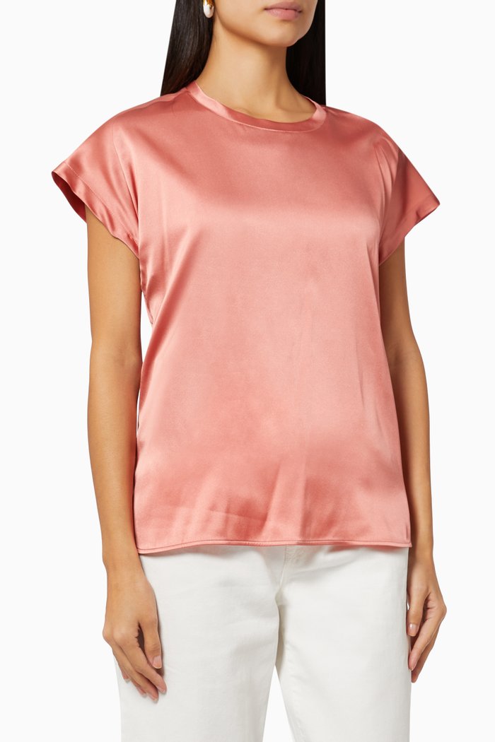 Farida Blouse in Silk, Black