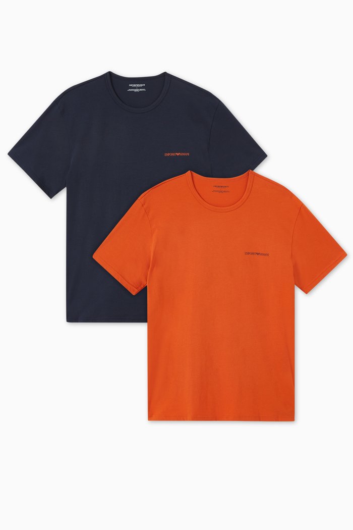 

EA Logo T-shirt in Jersey, Set of 2, Multicolour
