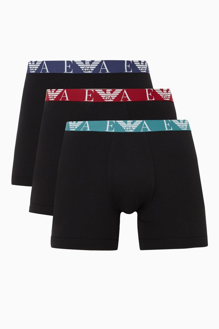 

Logo Trunks, Set of 3, Black
