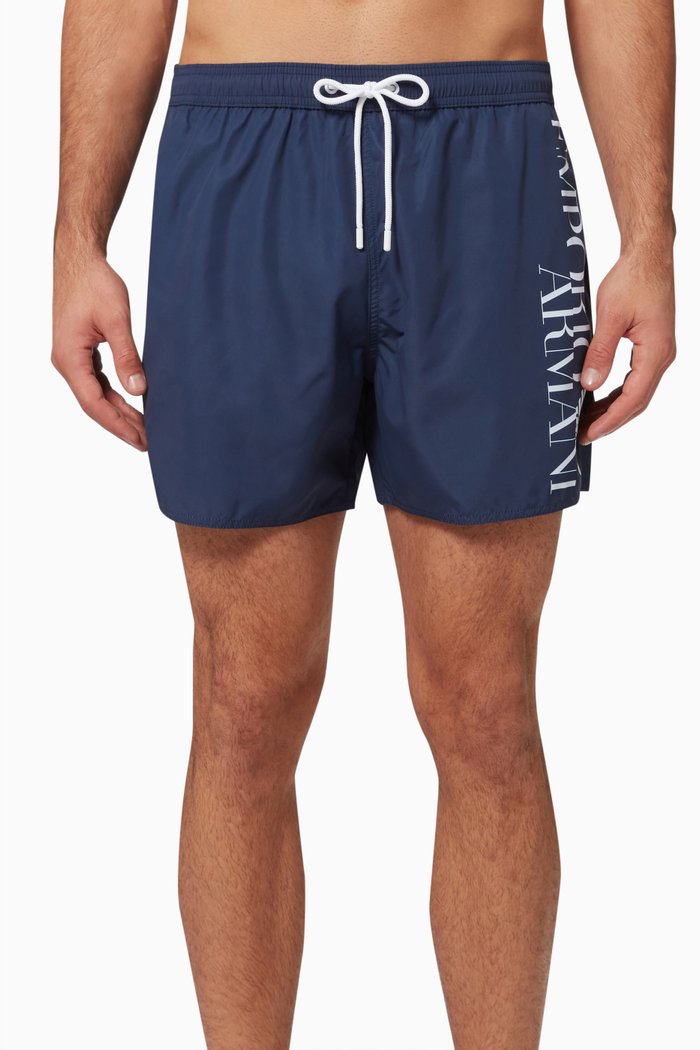 

Logo Boxers in Nylon, Blue