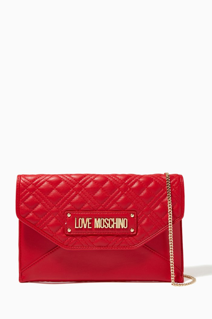 

Love Moschino Quilted Bag, Red