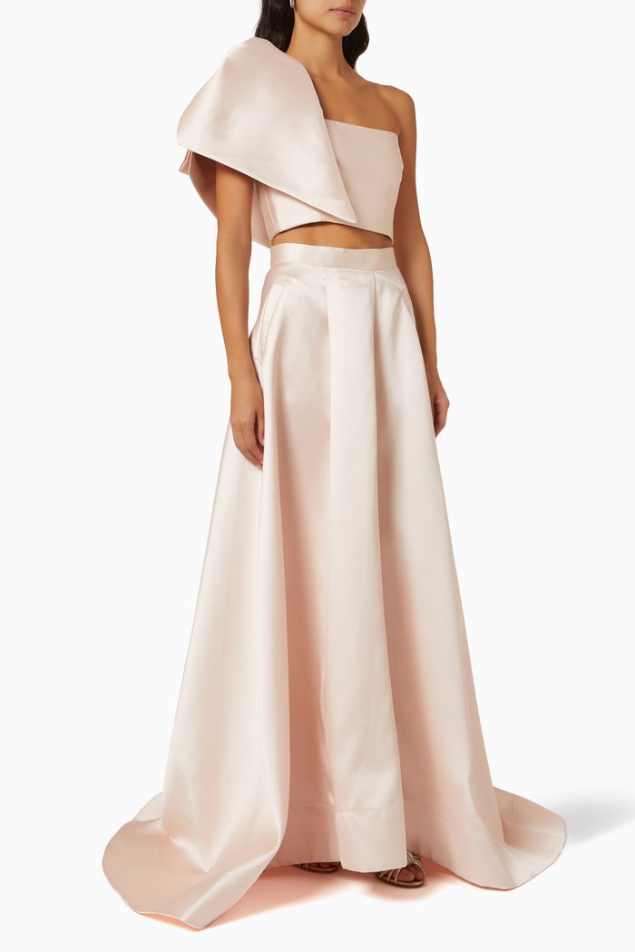 

Two-piece Bow Gown, Pink
