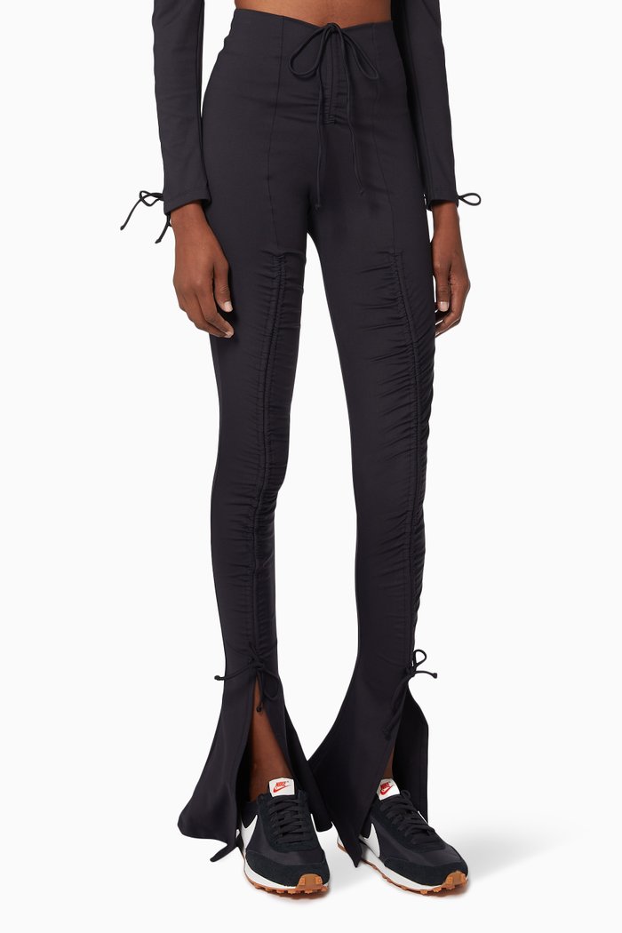Lisbon Leggings in Nylon, Black