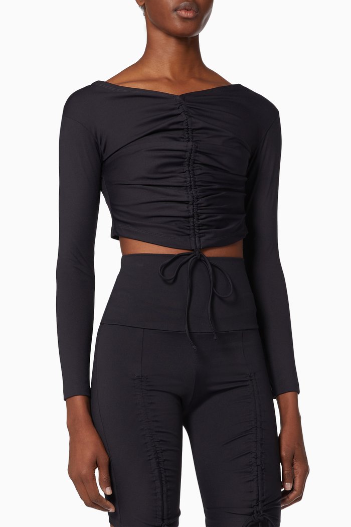 

Comporta Top in Polyamide, Black