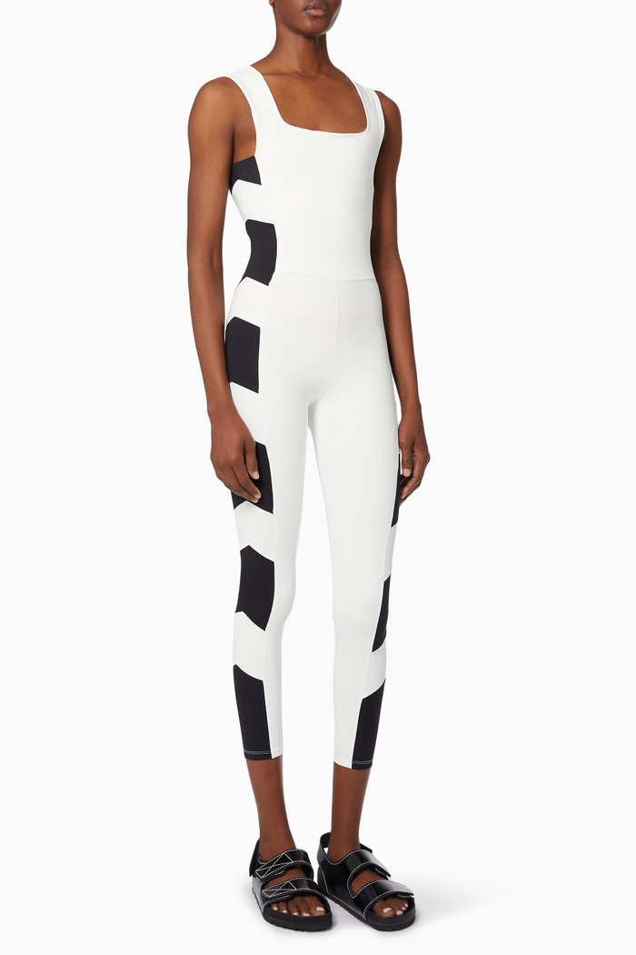 

Arrow Unitard in Polyamide, White