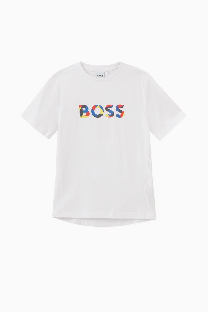

Logo Graphic T-Shirt in Cotton, White