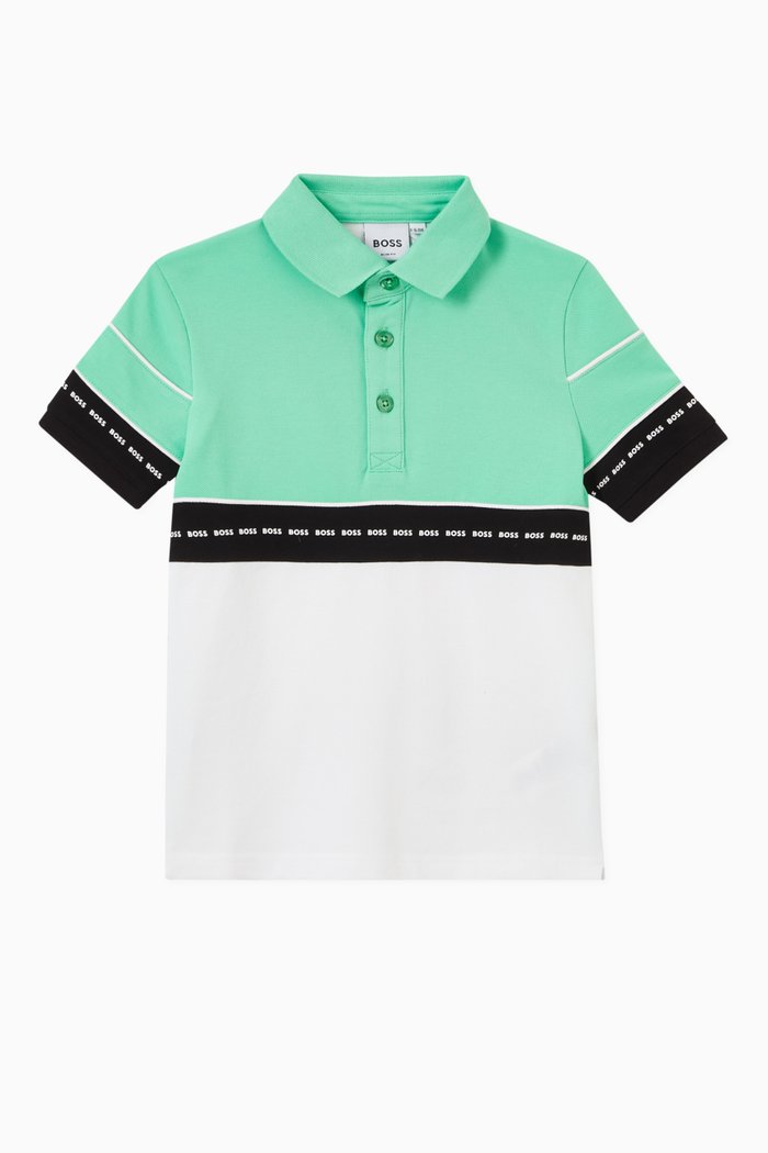 

Printed Logo T-shirt in Cotton, Green