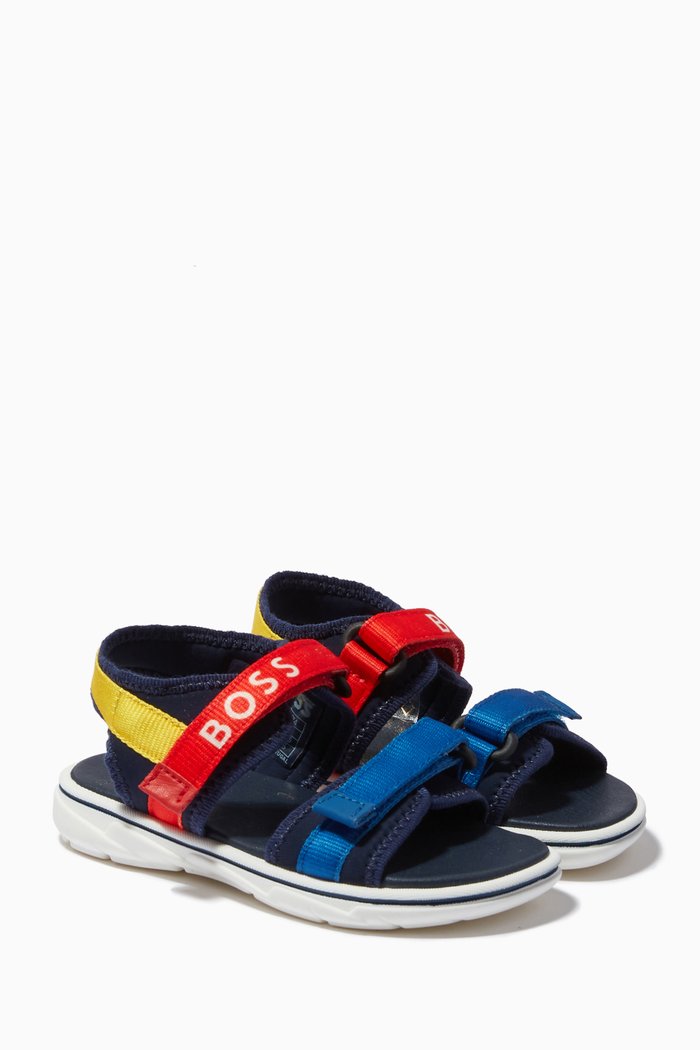 

Logo Strap Sandals, Multicolour
