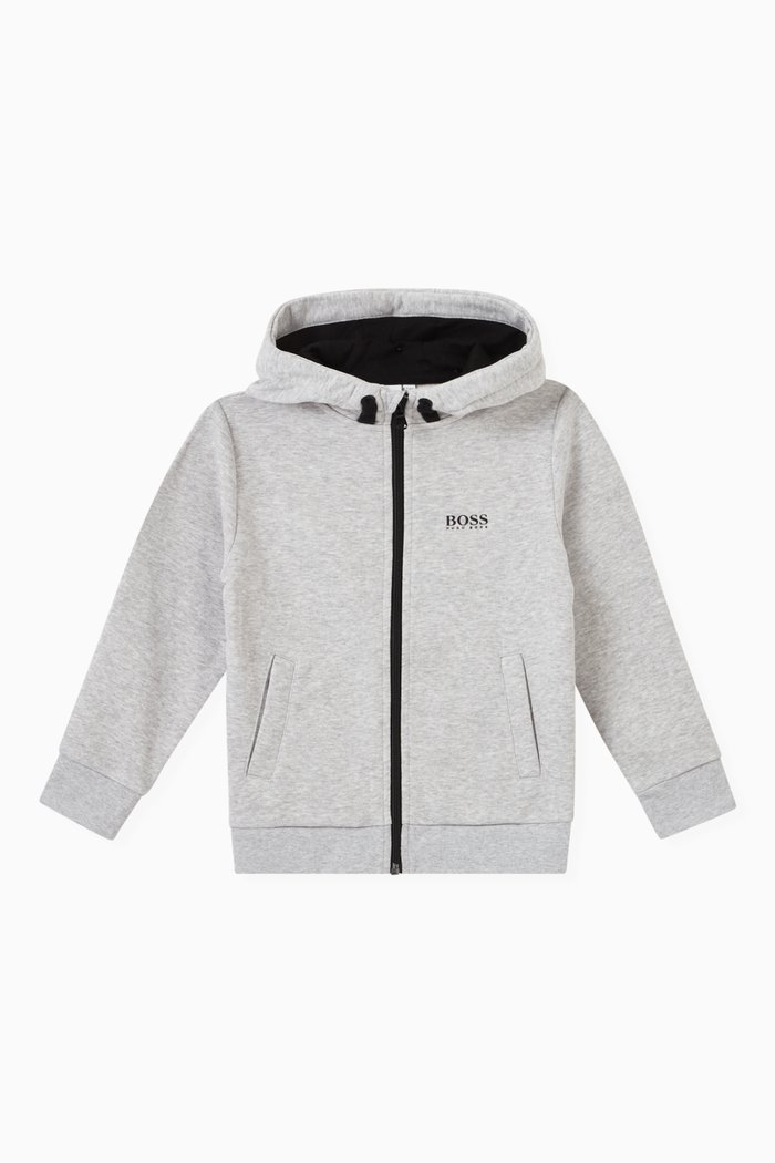 

Logo Hooded Sweatshirt, Grey