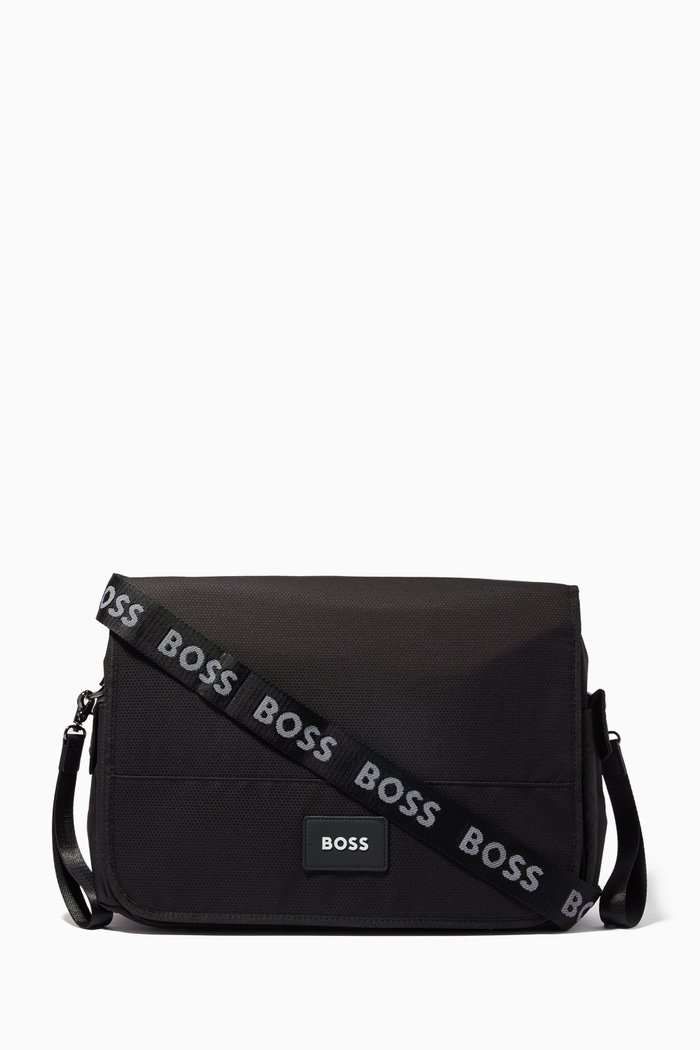 

Changing Bag, Mat, and Bottle Holder, Black