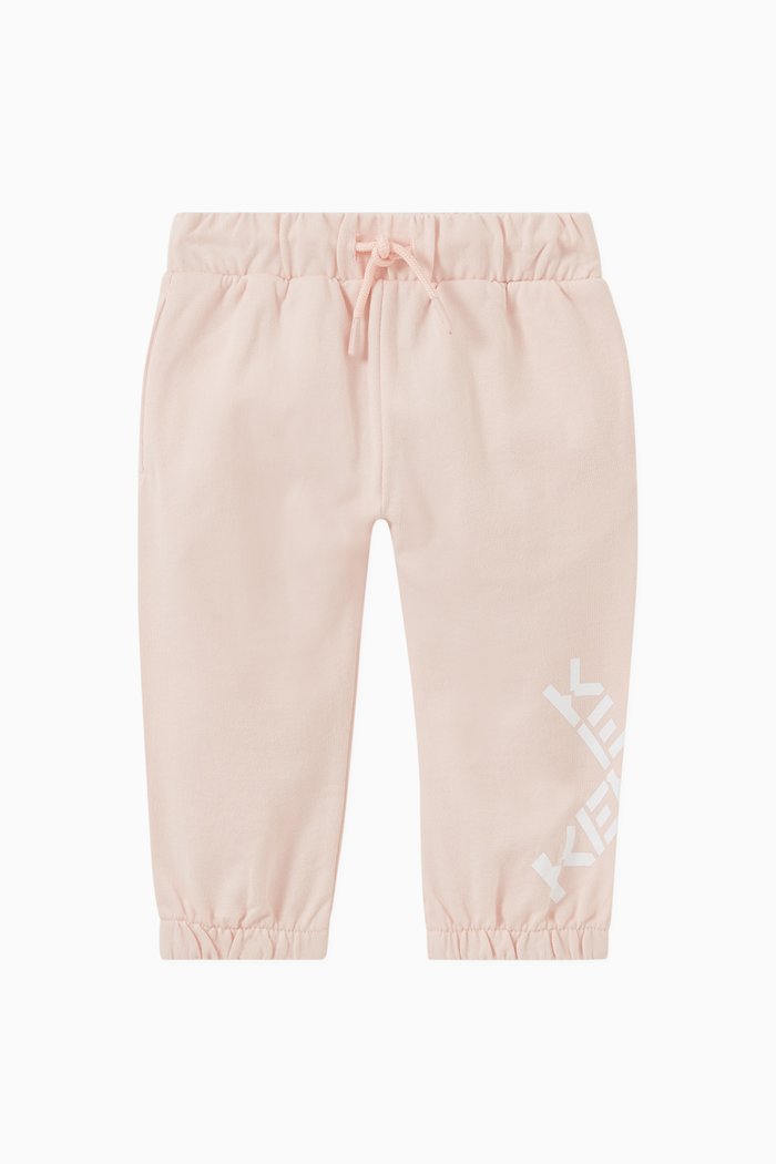 

Cross Logo Sweatpants in Cotton, Pink