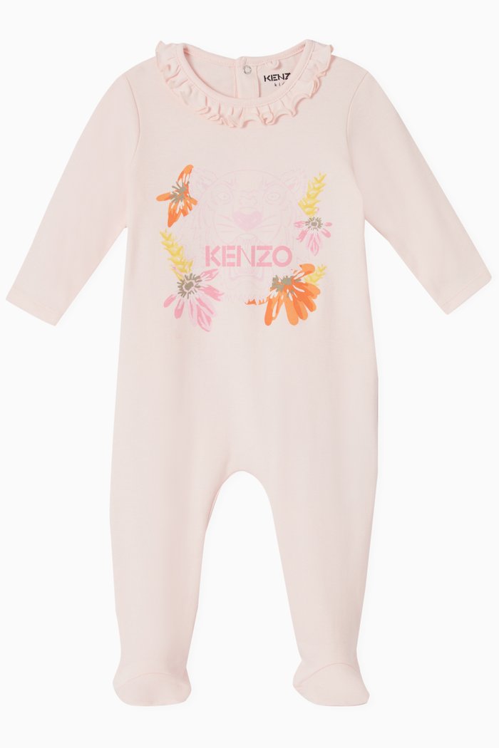 

Tiger Print Pyjamas in Cotton, Pink