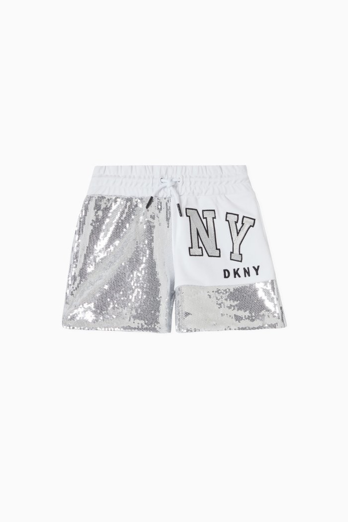 

Sequin Embellished Shorts in Viscose, Multicolour