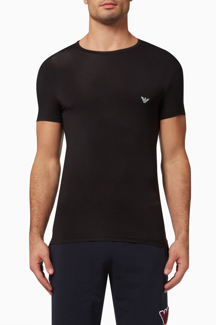 

Logo T-Shirt in Jersey, Black