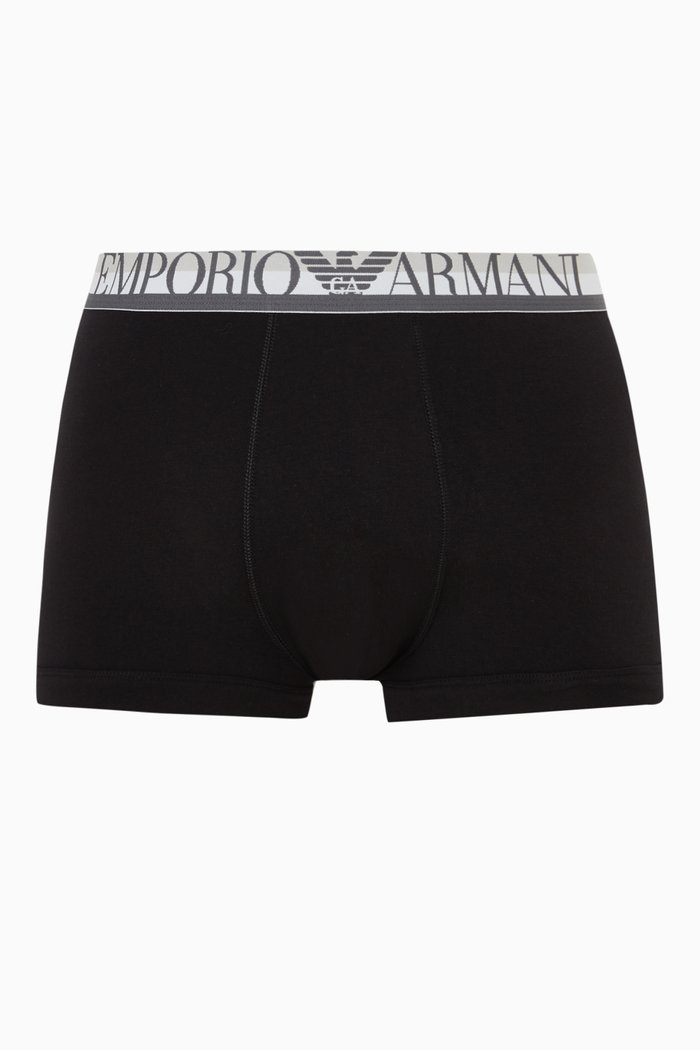 

Logo Boxers in Cotton, Black