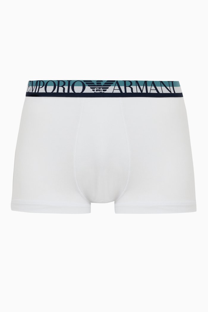 

Logo Boxers in Cotton, White