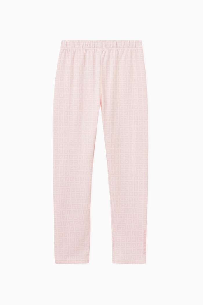 

Motif Leggings in Cotton, Pink