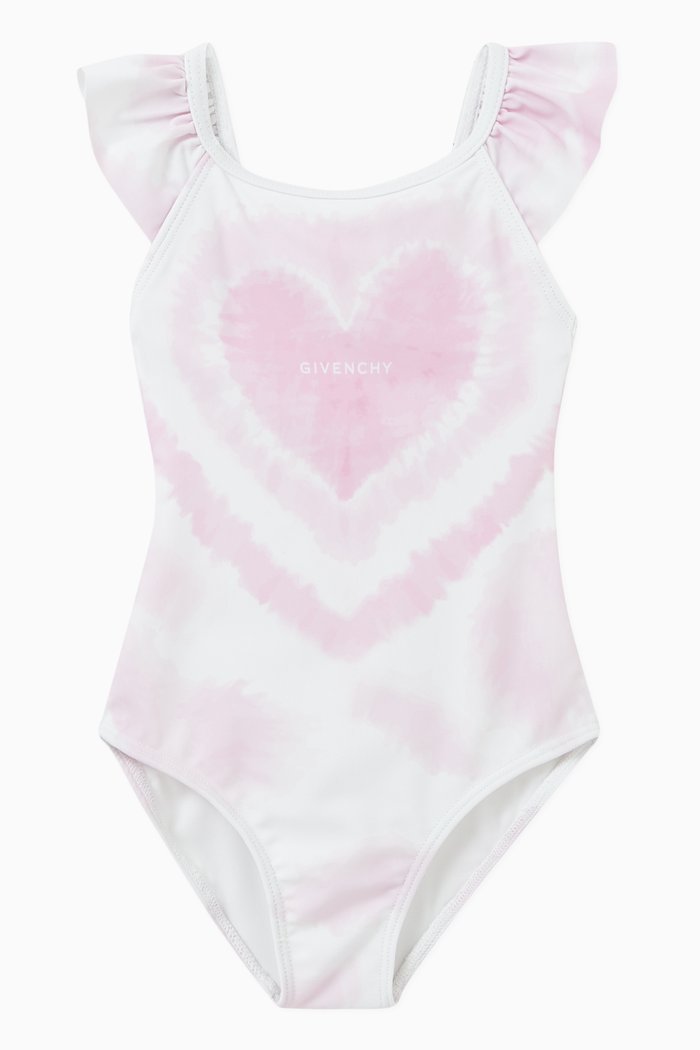 Tie-Dye One Piece Swimsuit, Pink