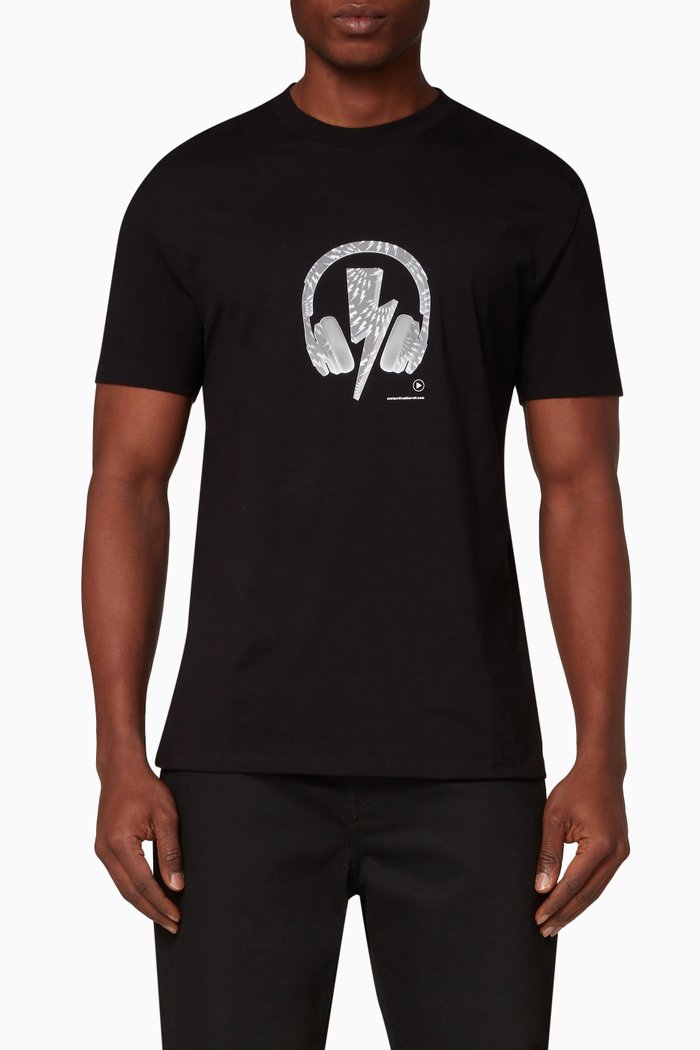 

Sonic Bolt T-shirt in Jersey, Black