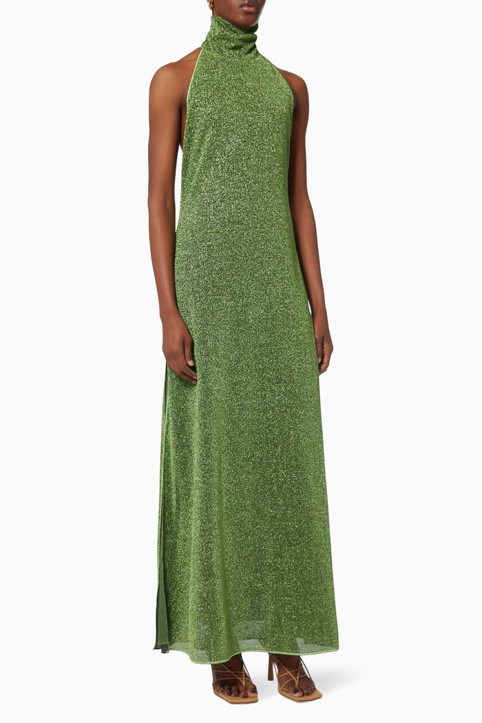 

Lumiere Turtleneck Dress, Green