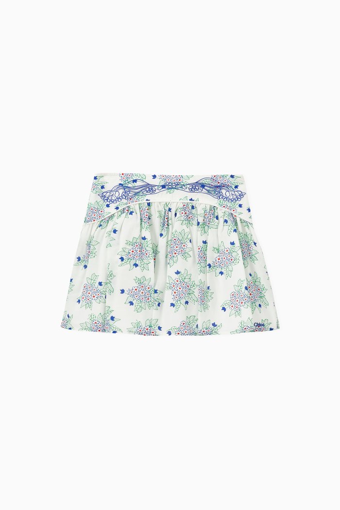 Floral Mini Skirt, Multicolour