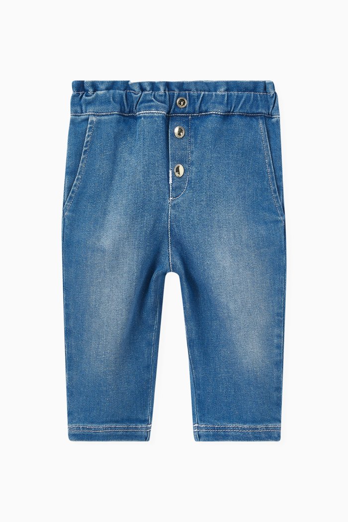 

Denim Pants in Cotton, Blue