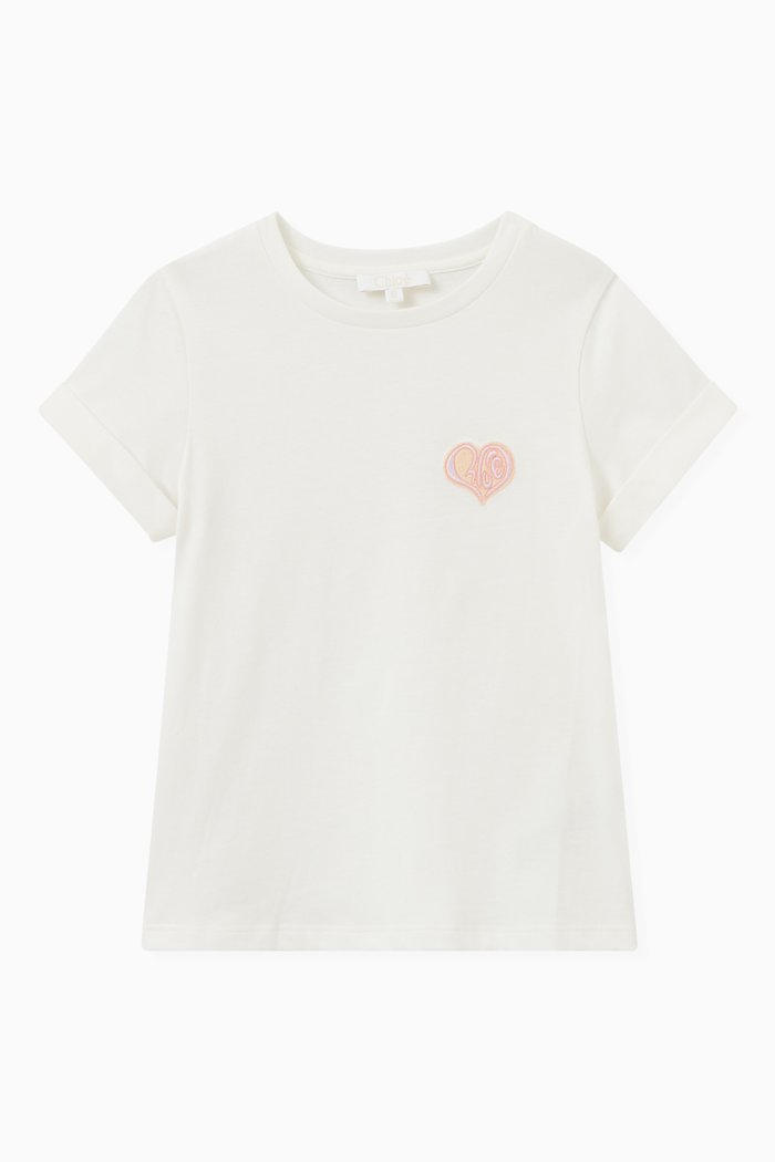

Hearty Logo T-shirt in Organic Cotton Jersey, Neutral