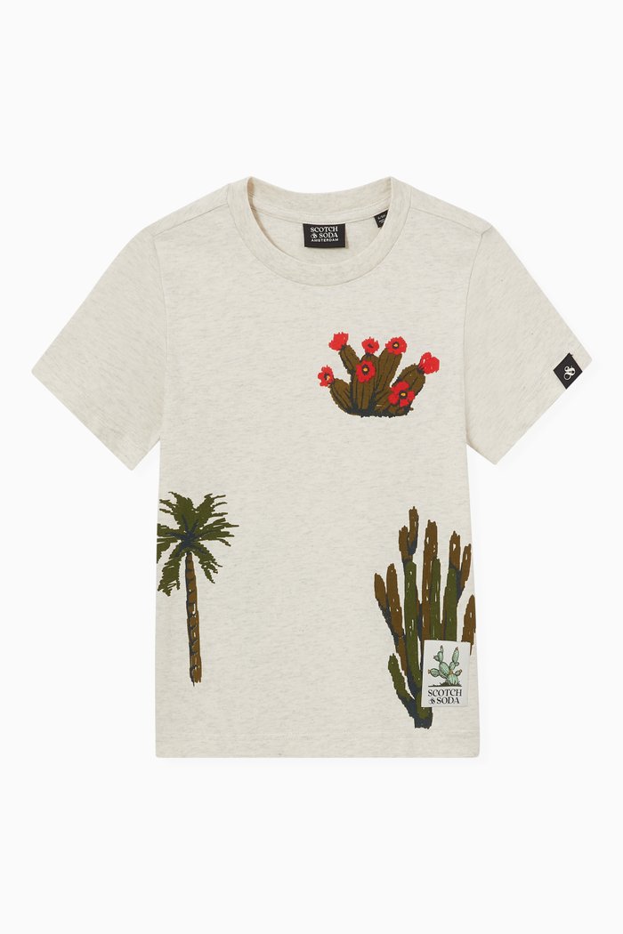 

Graphic T-Shirt in Organic Cotton, Neutral