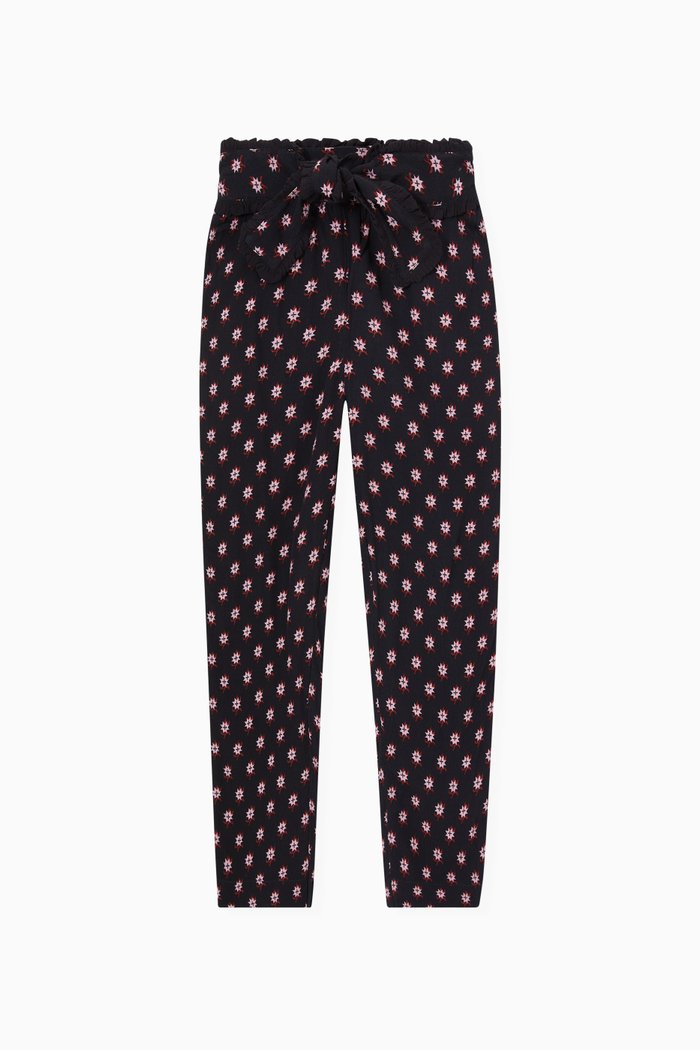 

Belted Draped Pants, Multicolour