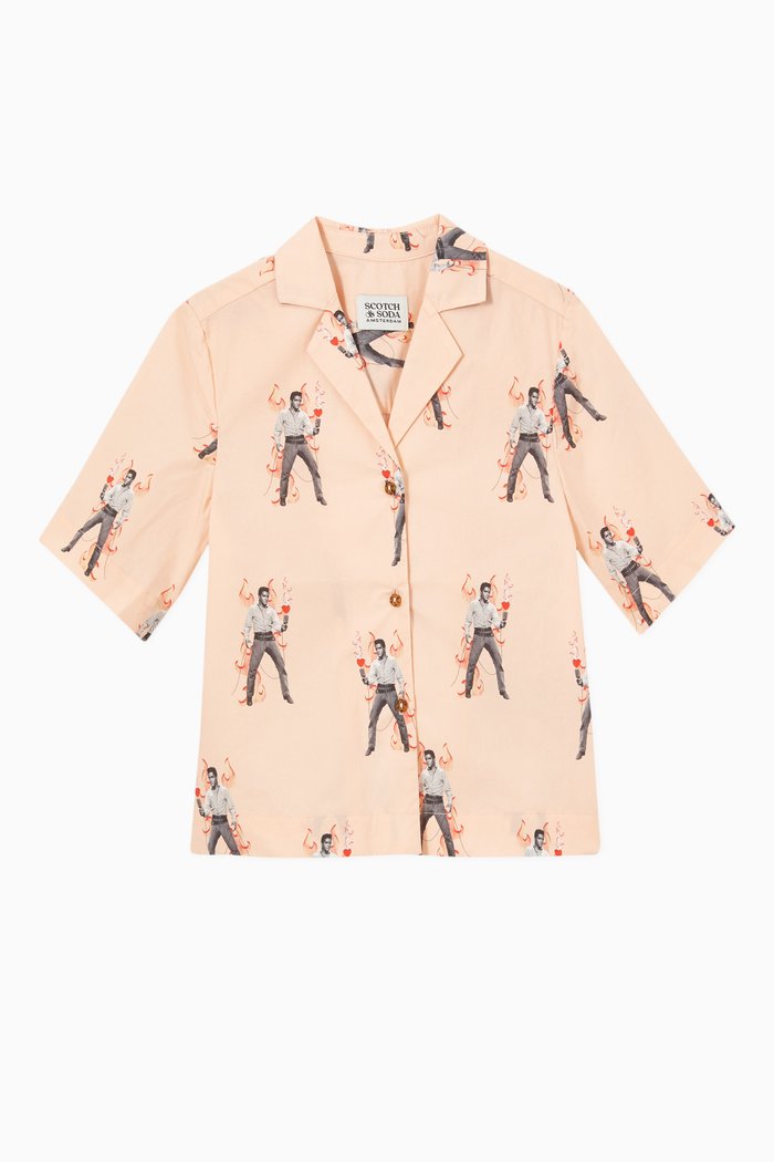 

Graphic Shirt in Cotton, Multicolour