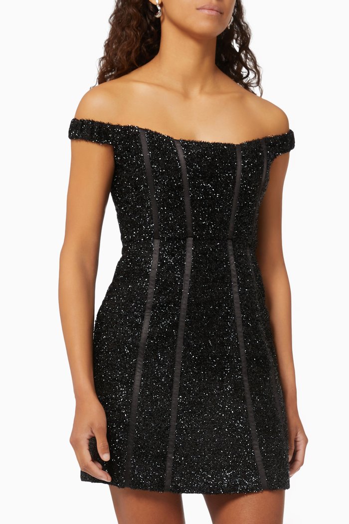 

She's Electric Mini Dress, Black