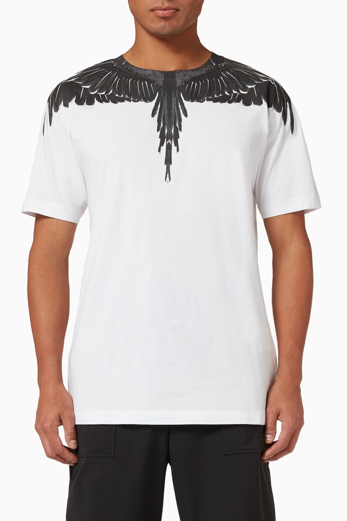 

Icon Wings T-shirt in Cotton Jersey, White