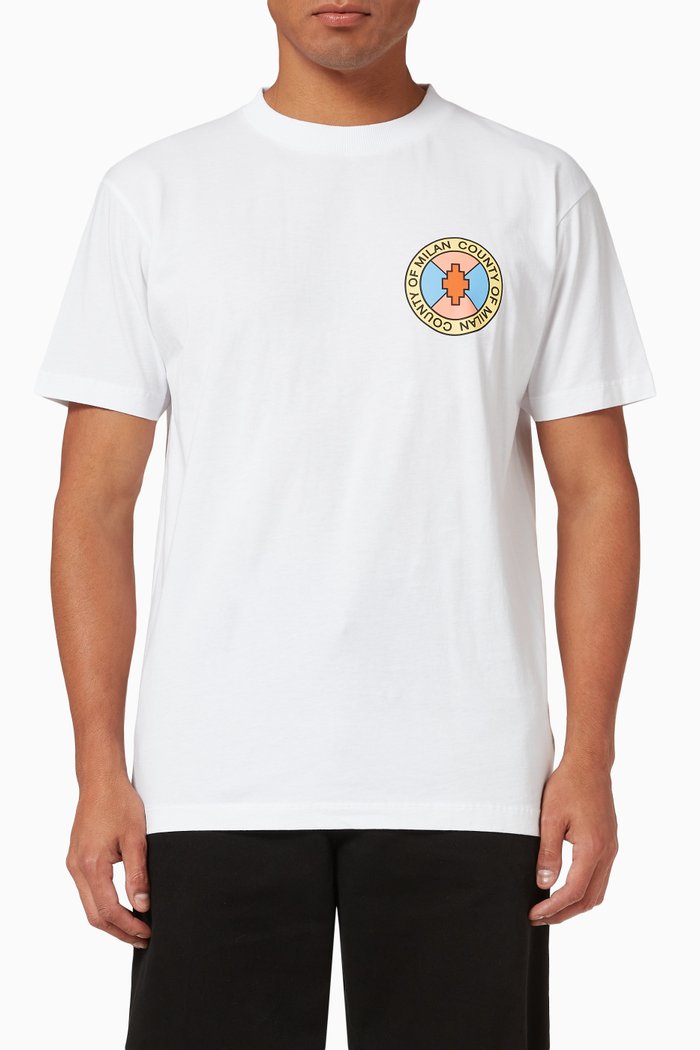 

County Park T-shirt in Cotton Jersey, White
