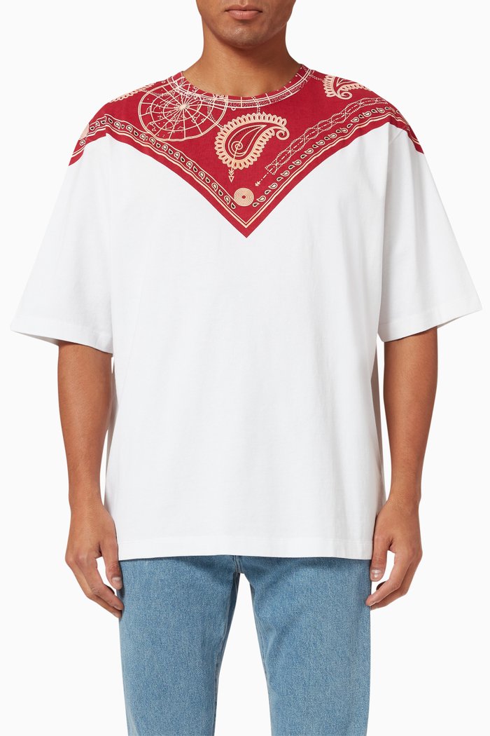 

Bandana T-shirt in Cotton Jersey, White