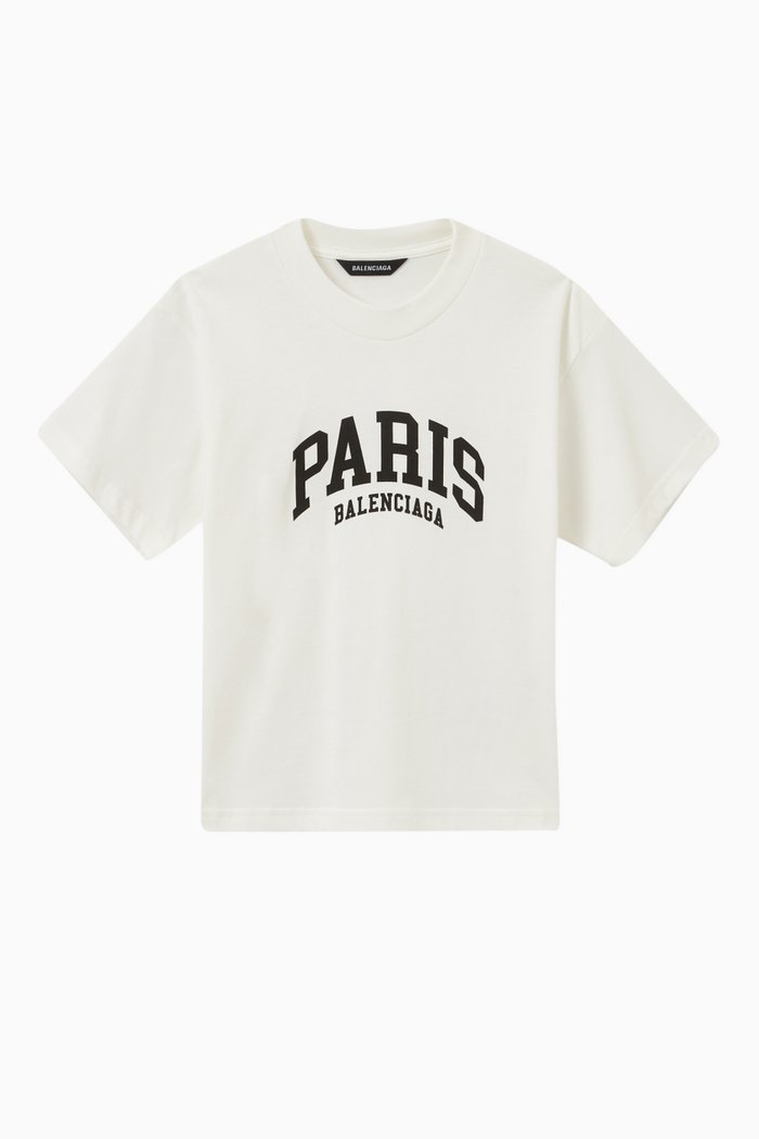 

Cities T-shirt in Cotton Jersey, White