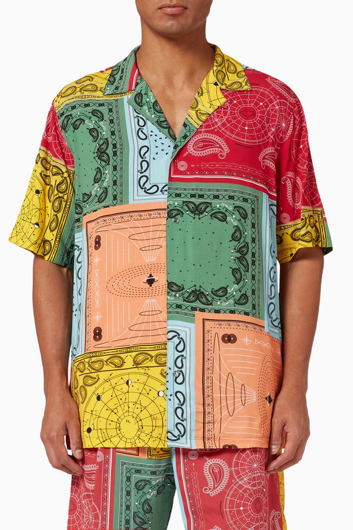 

Bandana Print Shirt in Nylon, Multicolour