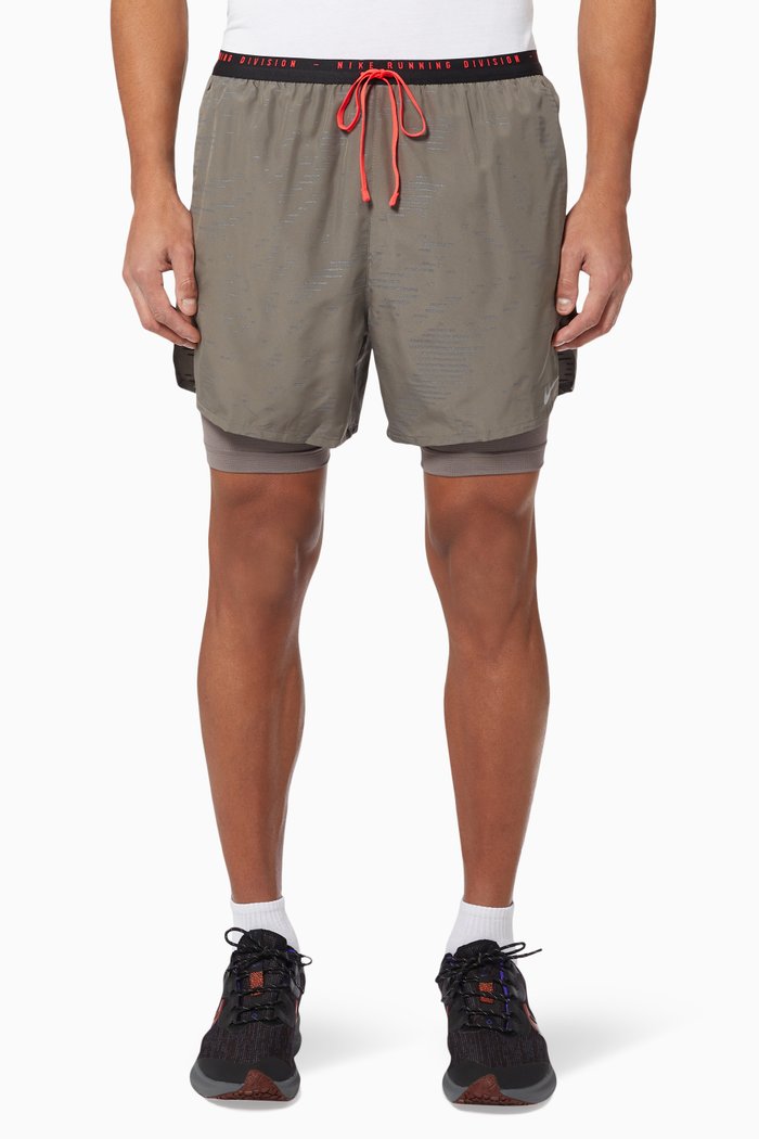 

Dri-FIT Run Division Flex Stride 2-In-1 Shorts in Nylon, Grey