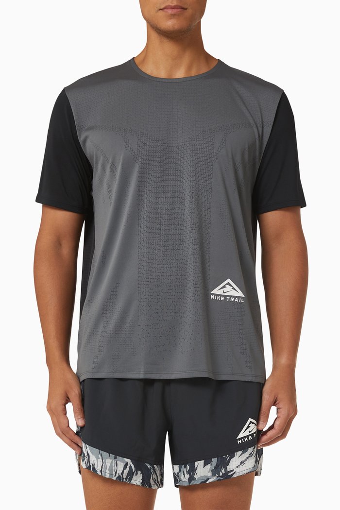 

Dri-FIT Rise 365 Trail Running Top, Black