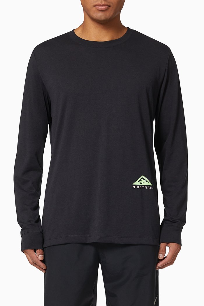 

Dri-FIT Trail Running T-Shirt, Black