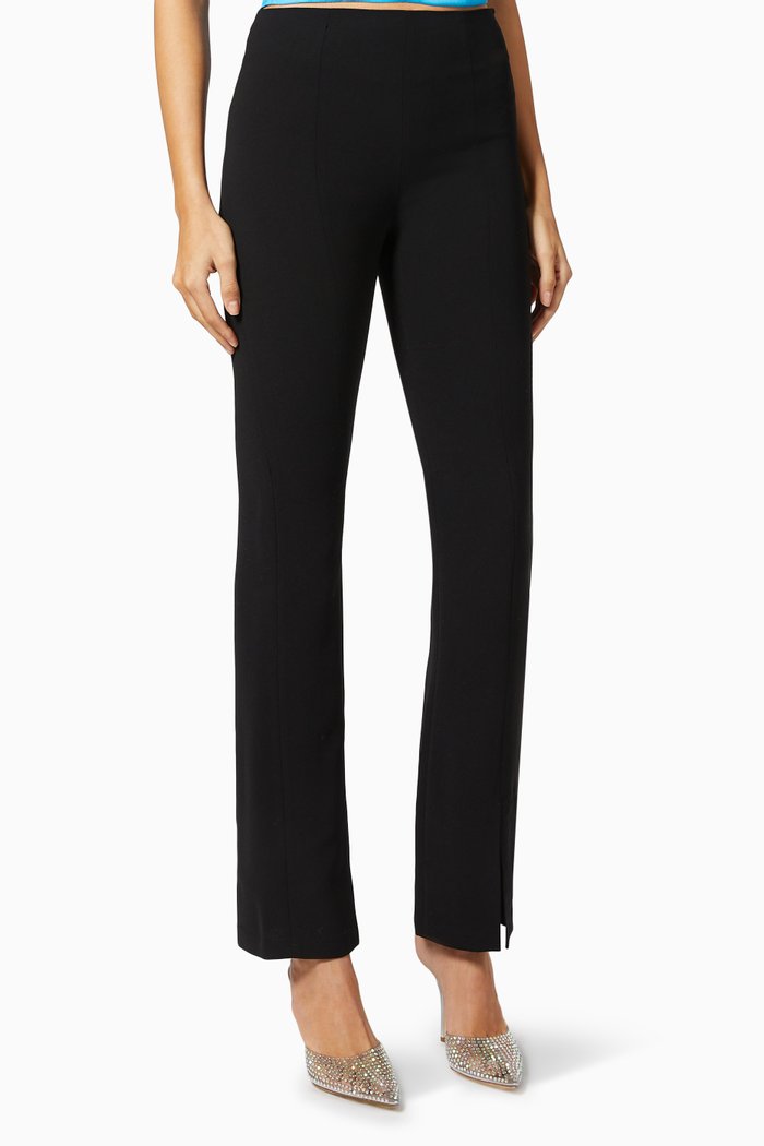 

Spring Pants in Viscose, Black