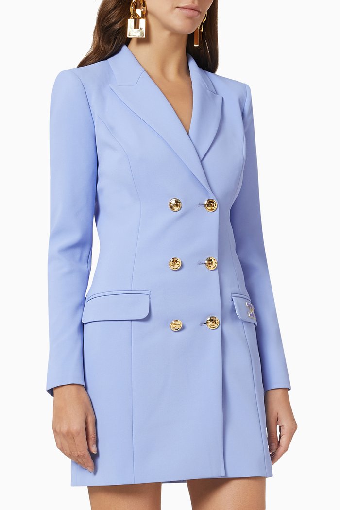 

Belted Coat Dress, Blue