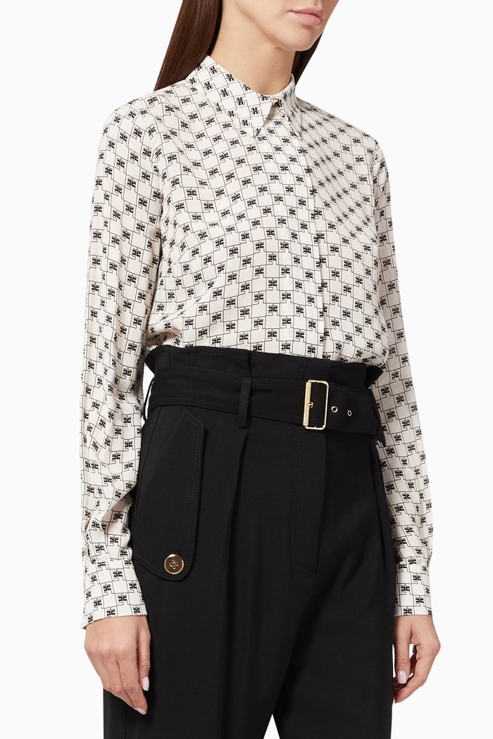 

Printed Blouse in Georgette, Neutral