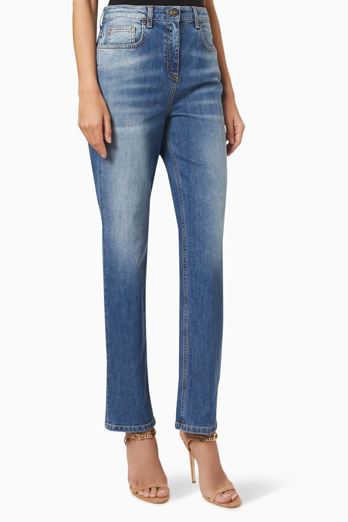 

Boyfriend Jeans in Cotton, Blue