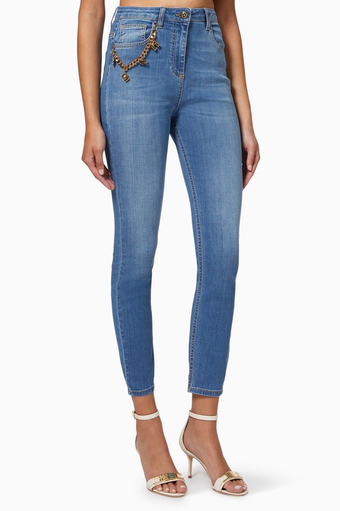 

Skinny Jeans in Stretch Denim, Blue