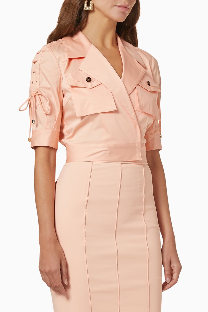 

Wrap Shirt, Pink