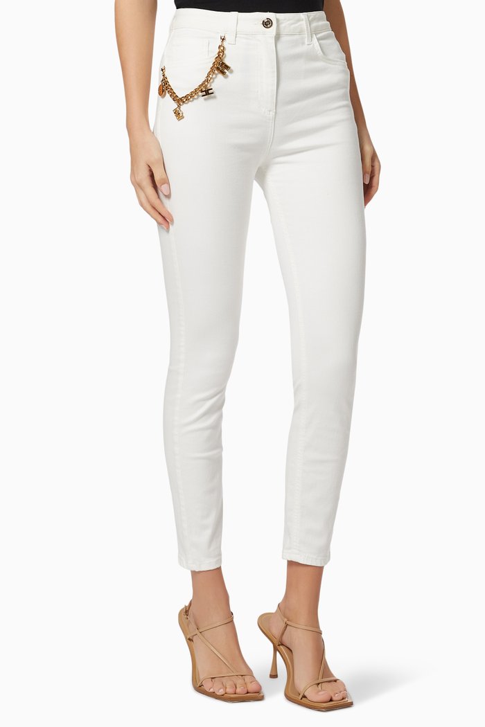 

Super Skinny Jeans in Stretch Cotton Denim, White
