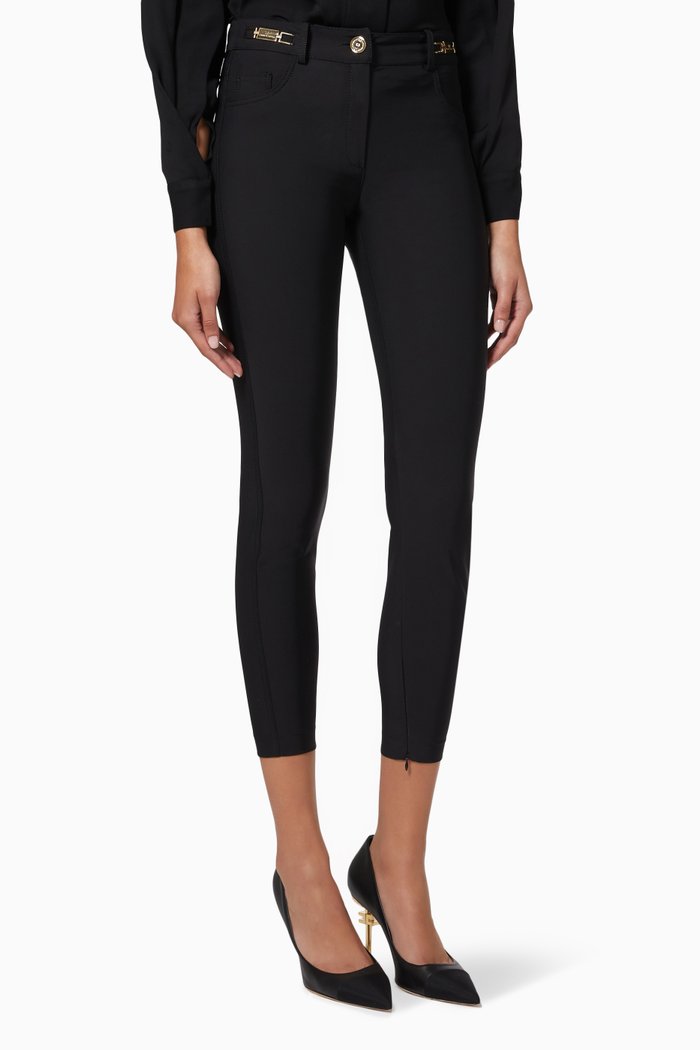 

Five-pocket Skinny Pants, Black