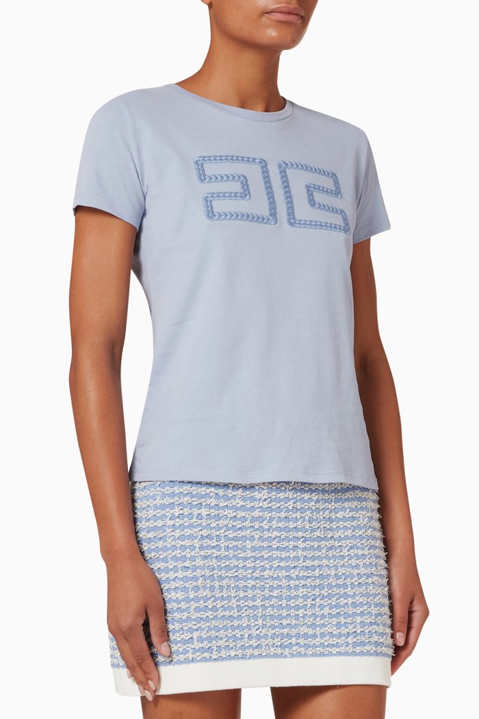 

Logo T-shirt in Cotton Jersey, Purple