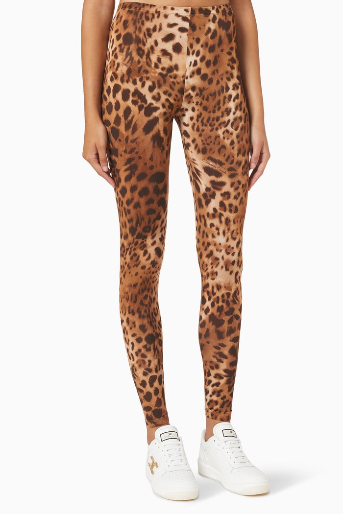 

Animal Print Leggings, Neutral