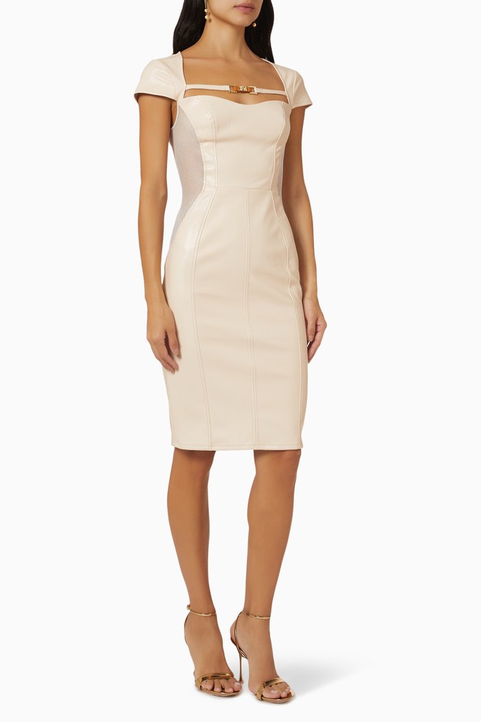 

Cap Sleeve Dress, Neutral